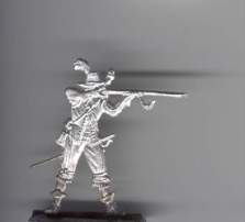 Franz. Musketier im Feuer, stehend