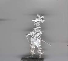 Offizier zu Fuß, stehend, ( Franzose)