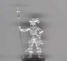 Franz. Offizier zu Fuß, stehend