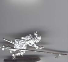 Schwedischer Pikenier vorwärts fallend