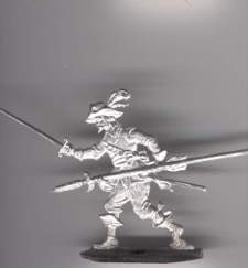 Offizier zu Fuß, Schwede, gehend