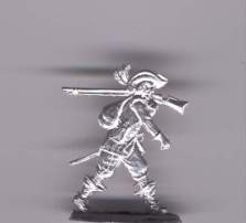 Musketier mit Hut, Reisemarsch