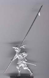 Schwedischer Pikenier mit Hut, Reisemarsch