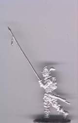 Schwedischer Pikenier mit Helm, vorgehend, 3. Glied