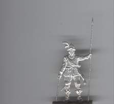 Pikenier mit Hut, stehend, Res. ( Franzose )