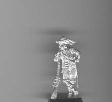 Musketier mit Hut, stehend. Res. ( Franzose )